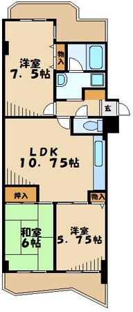 エルドメーヌ志村の物件間取画像
